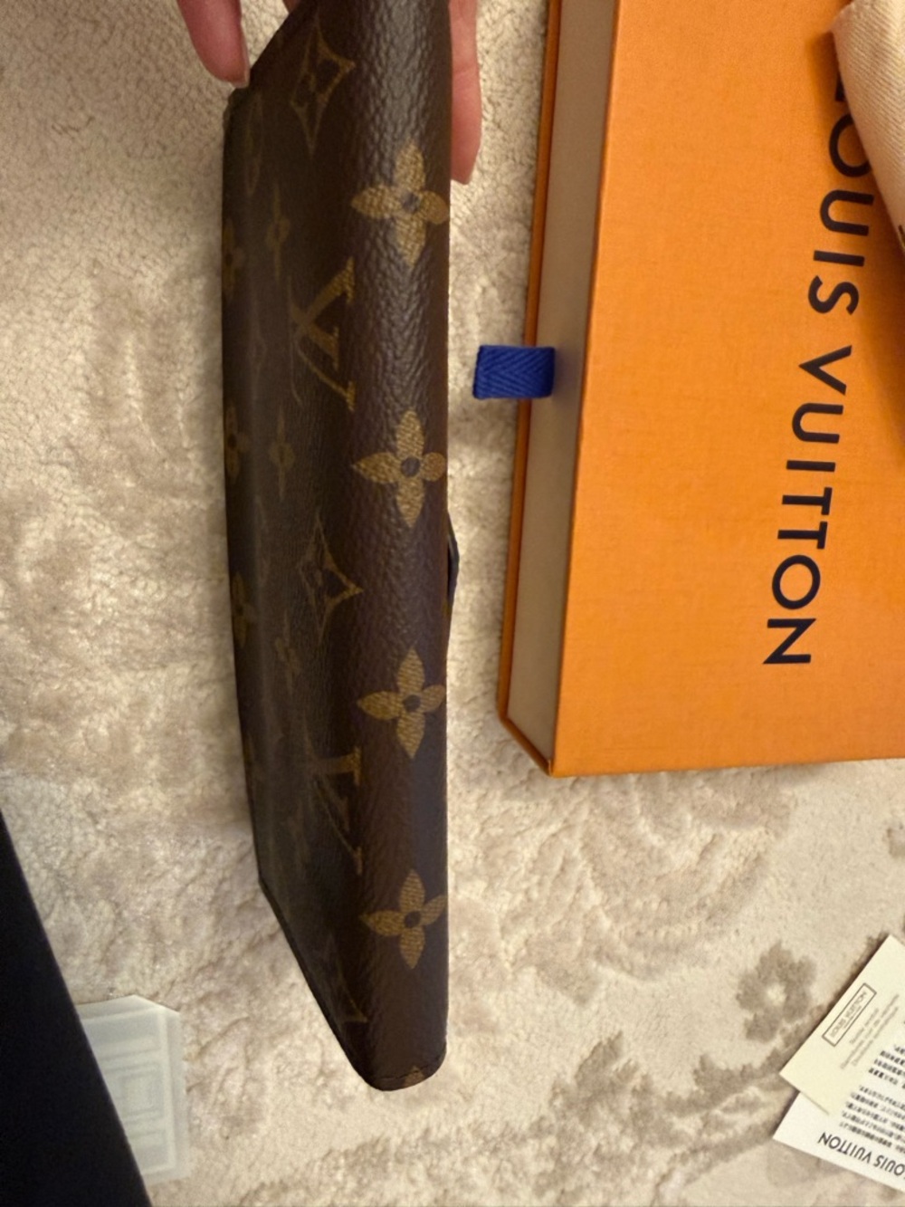 Louis Vuitton Monogram Two-Tone Flap Wallet in Brown and Tan - Picture 3 of 3